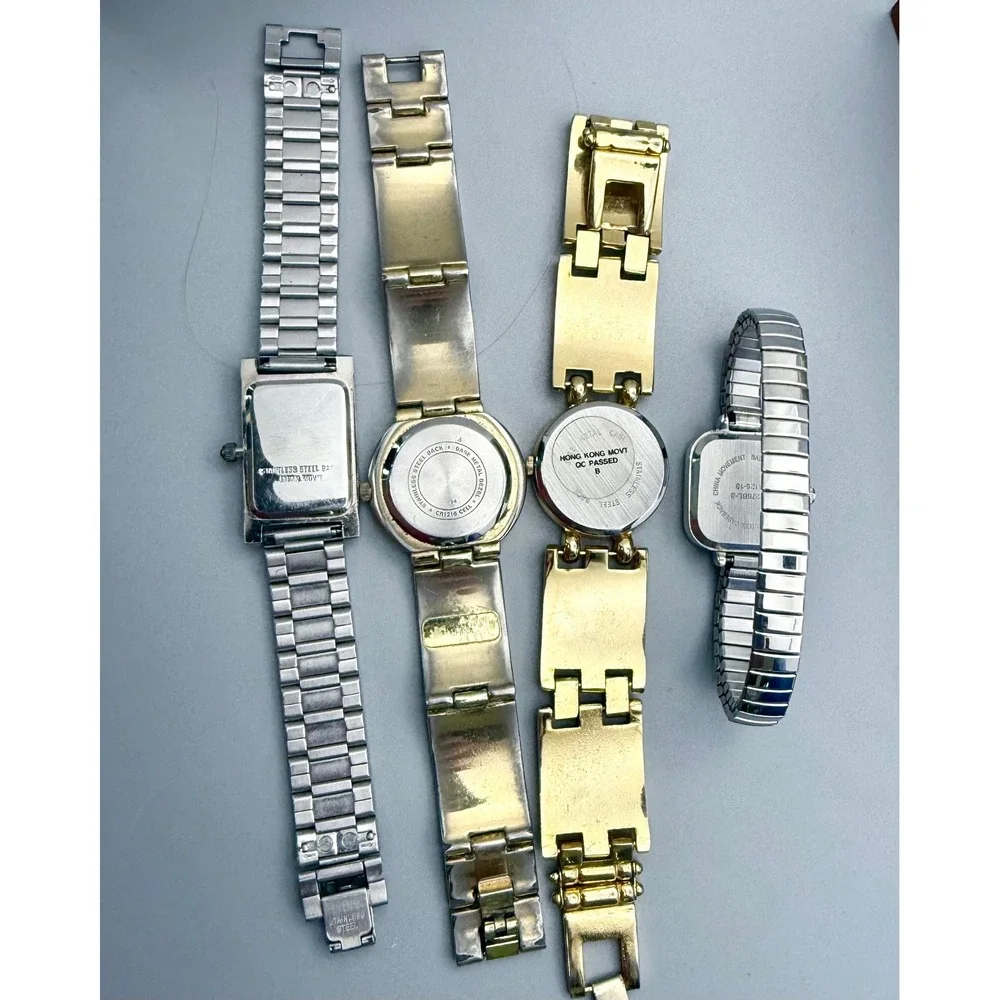 Lot of 5 Women's Working Quartz Watches Dennaci Carriage Zylos Penatech